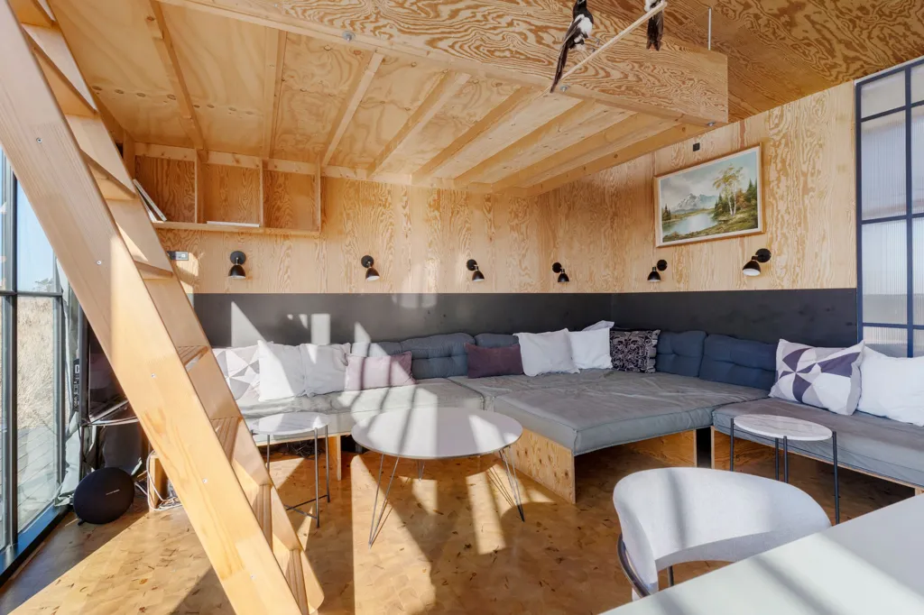 Séjour - Modern House with Water Views in Sjællands Odde