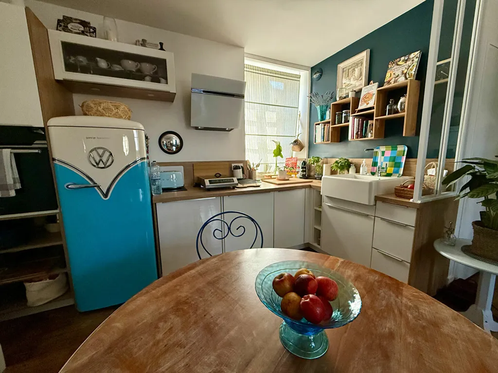 Köök - Character Apartment with Garden in Cancale Centre