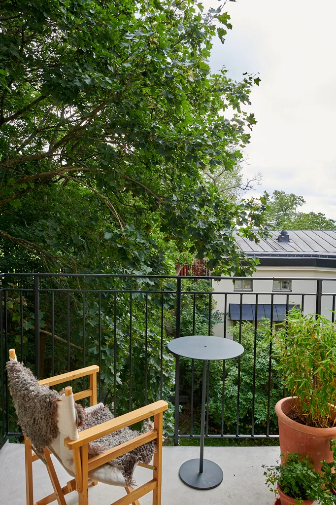 Terrasse - 3-Bedroom Apartment with Park View in Södermalm