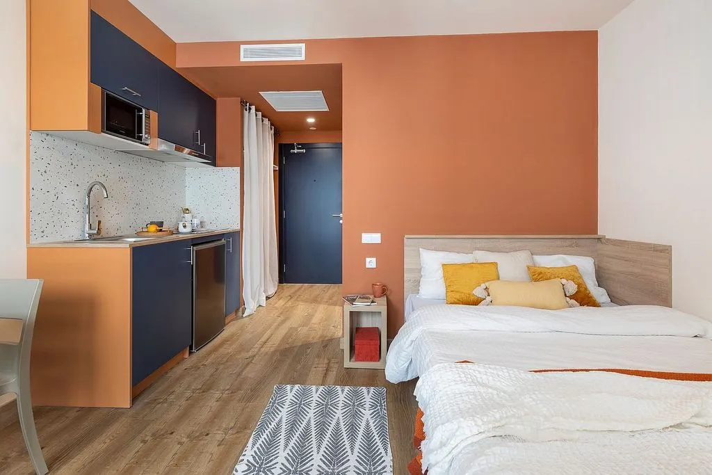 Chambres - Student Studio with Air Conditioning in Poblats Marítims