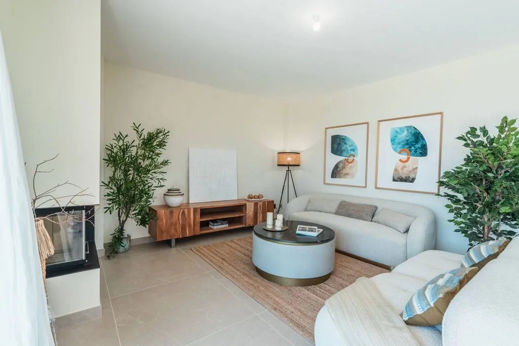 Living Room - Avant-garde Detached House with Pool in Pals