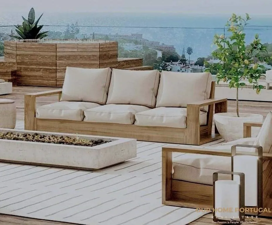 Terrace - 2-Bedroom Apartment with Balcony in Carvoeiro