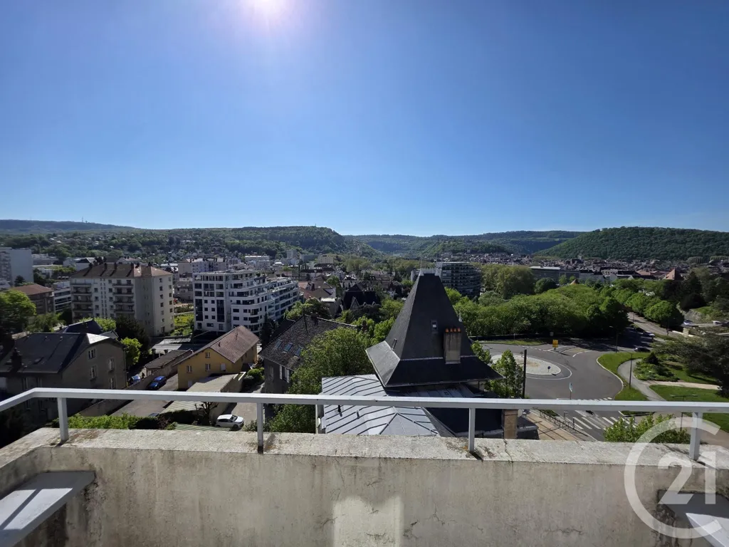 Balcone - 3-Bed Flat with City View in Besançon