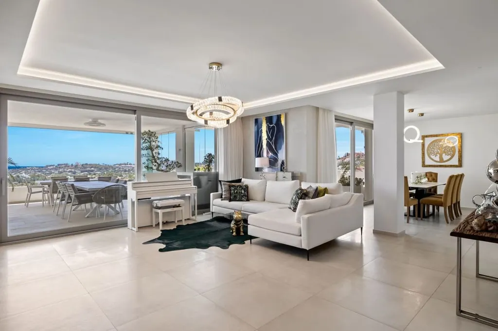Soggiorno - Luxury Apartment with Sea View in Marbella