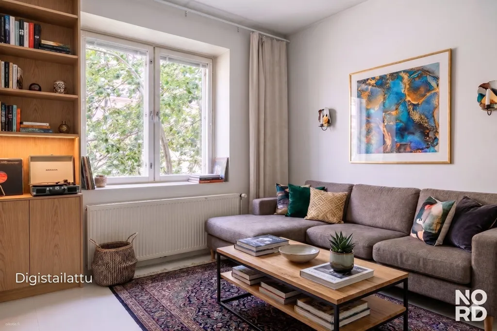 Soggiorno - Historic Flat with Balcony in Helsinki Centre