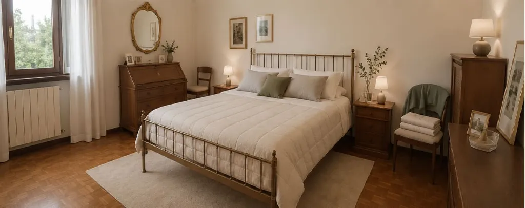 Camere da letto - Two-Bedroom Apartment with Balcony in Milan