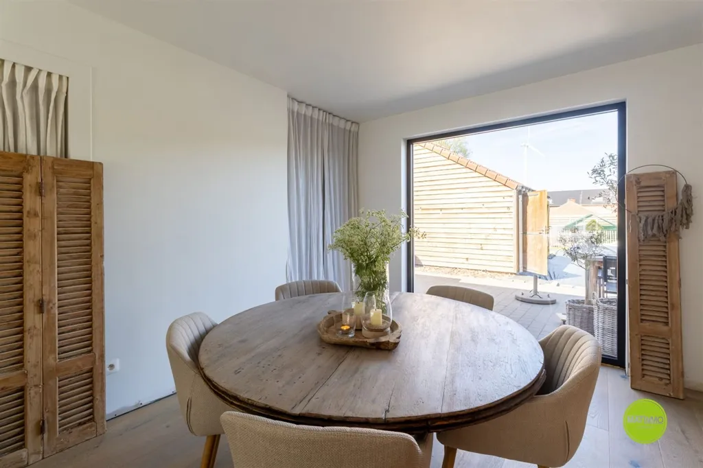 Sala da pranzo - Renovated House with Sauna in Olen