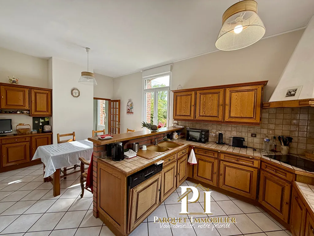 Cuisine - Maison avec grand terrain sur l'axe Amiens - St Quentin
