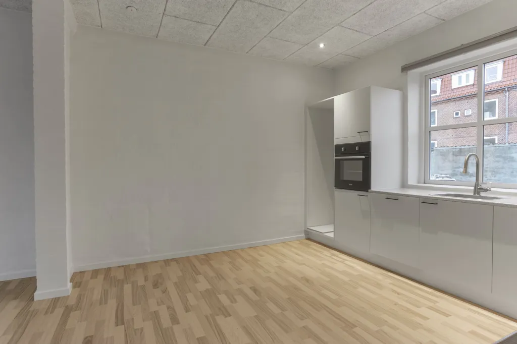 Köök - Renovated 2-Bedroom Flat with Terrace in Aalborg