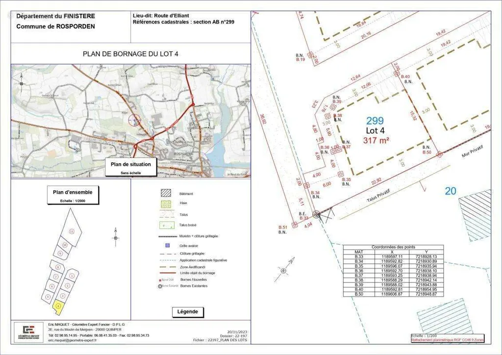 Floor Plan - Land with Viability in Rosporden