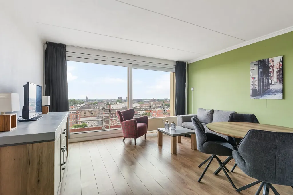 Séjour - Galerijflat with City View in Enschede