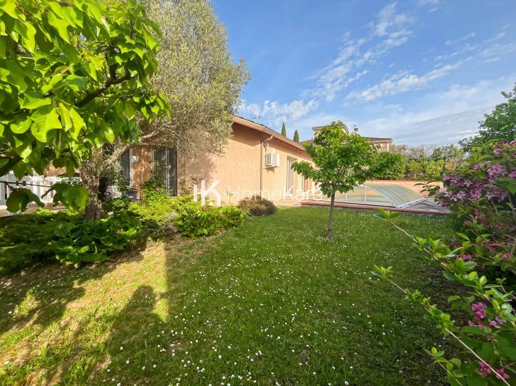 Jardin - Maison avec Piscine et Vue Pyrénées à Vénérque
