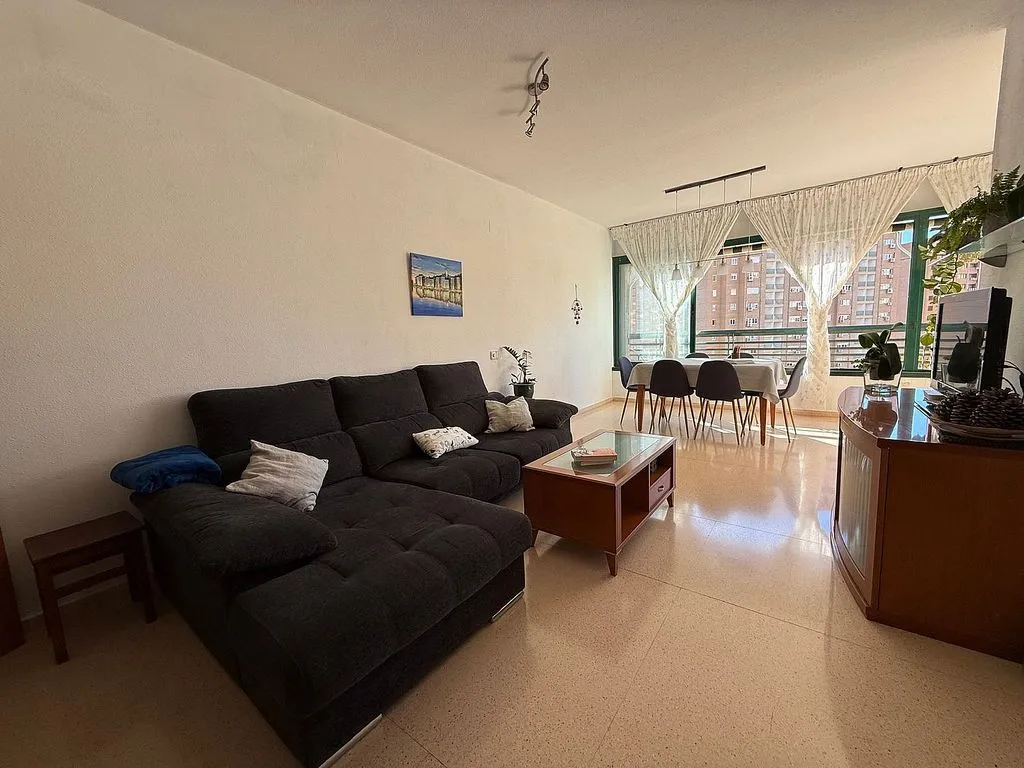 Living Room - Apartment with Pool and Terrace in Benidorm