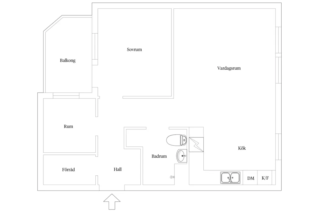 Plaan - Modern Flat with South-Facing Balcony in Lund