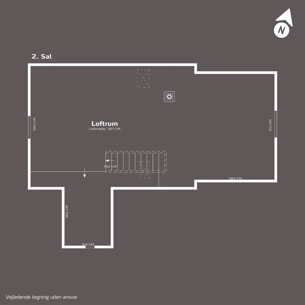 Plaan - Mansion Villa with Loft in Hellerup