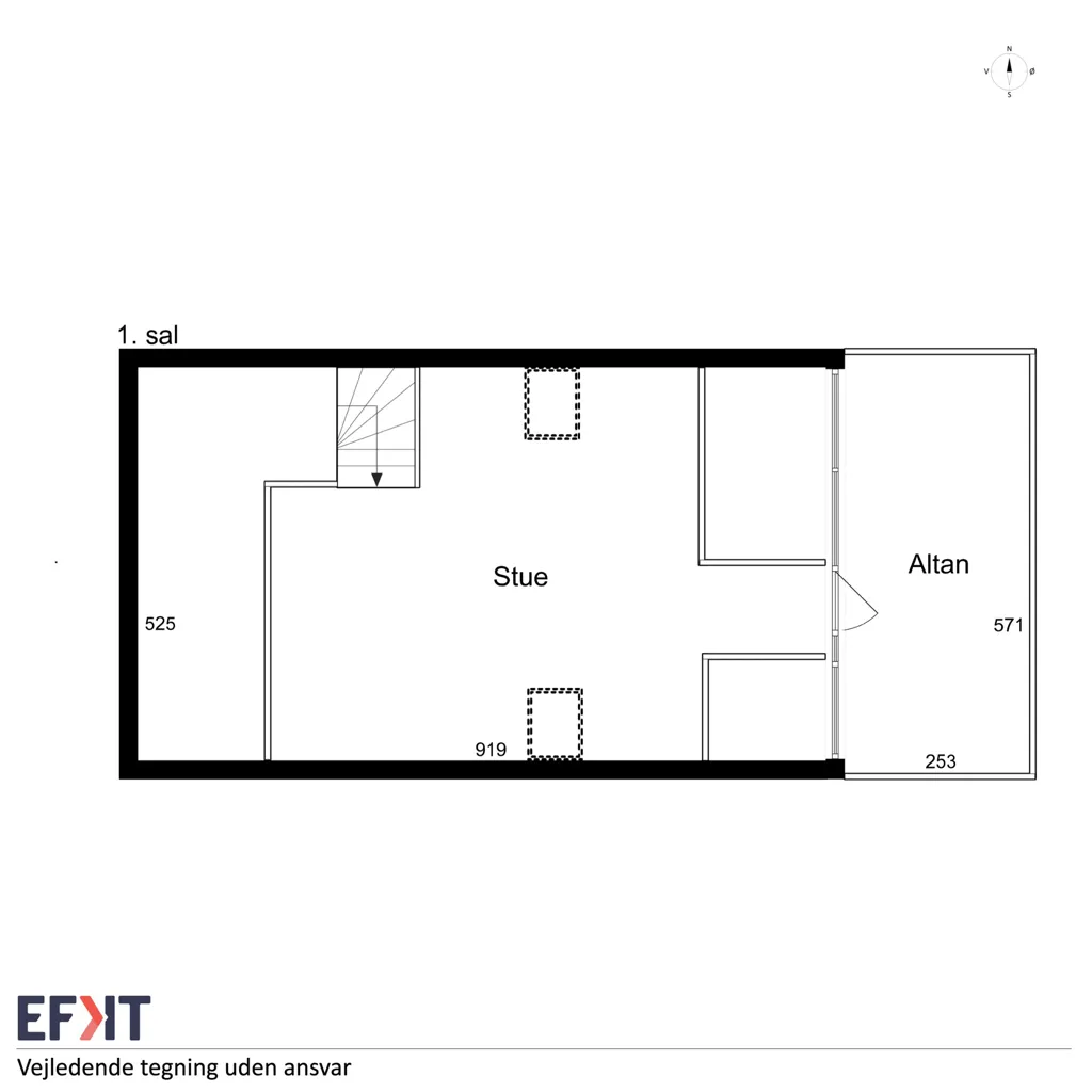 Plan - Modern Villa with Water Views in Oddesund