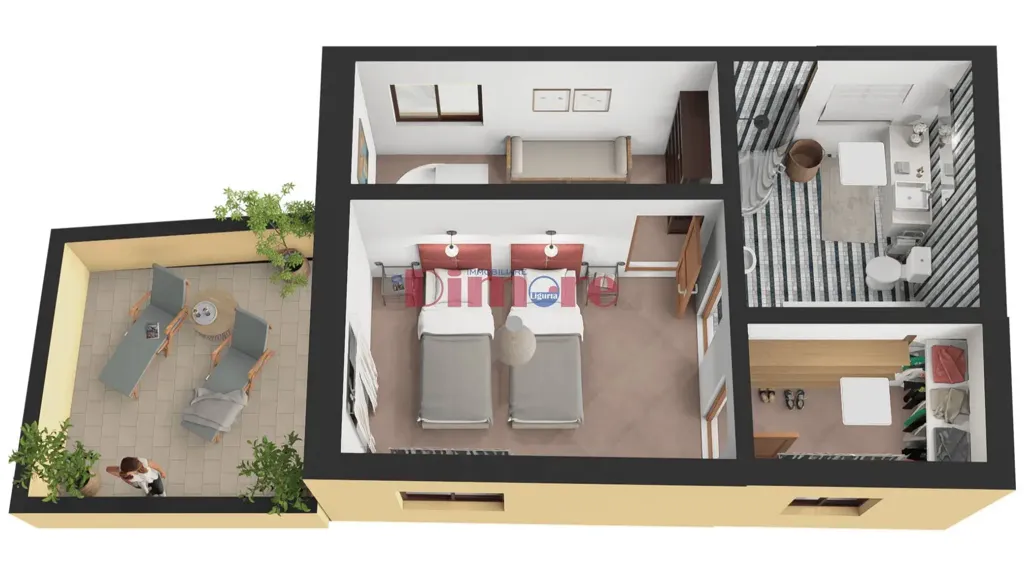 Plan - Restored Stone Villa with Open Valley View in Casanova Lerrone