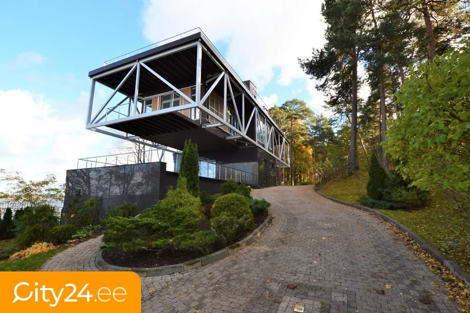 Exterior - Architectural Gem by the Lake in Latvia