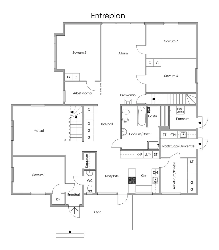 Floor Plan - Villa with Lake View in Stenhamra