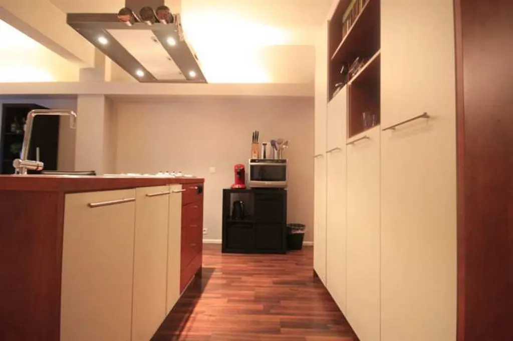 Köök - Furnished Studio with Elevator in Antwerp