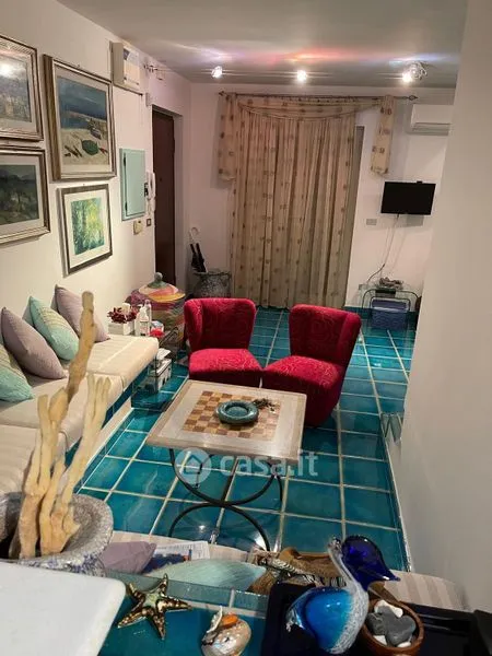 Séjour - Apartment with Terrace and Balcony in Scalea