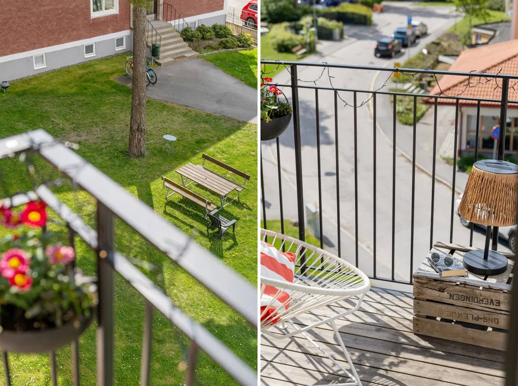 Rõdu - Modern Two-Bedroom Flat with Balcony in Stockholm