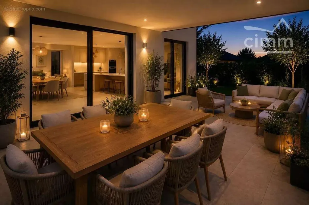 Terrazza - Contemporary Villa Plot with Pool near Lyon
