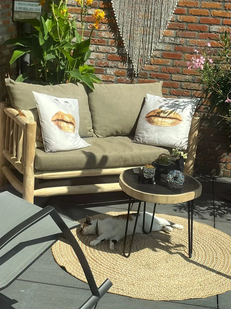 Terrasse - Modern House with Schelde View in Weert