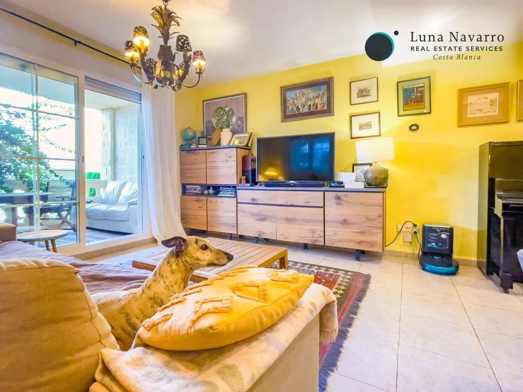 Living Room - Luxury House with Sea View in El Albir