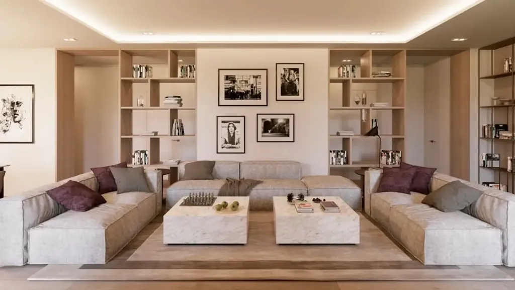 Living Room - Ground Floor Apartment with Private Garden in Florence
