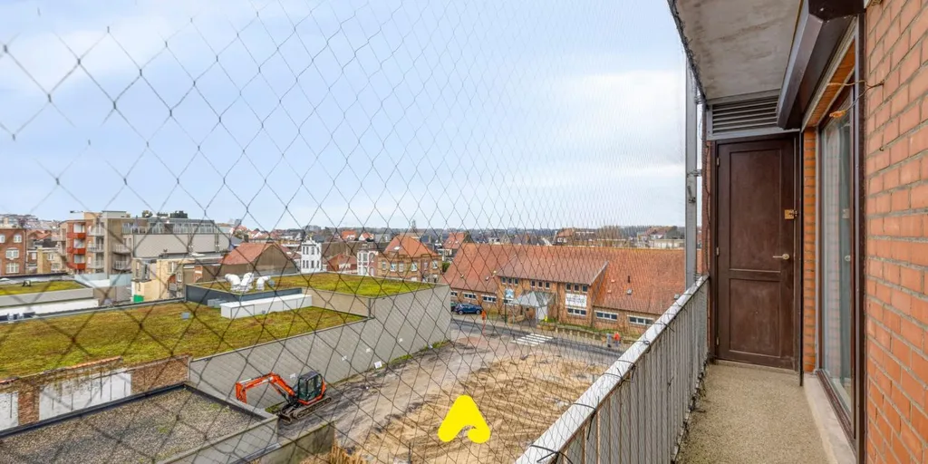 Balcon - Appartement Central avec Vue sur la Place à De Panne