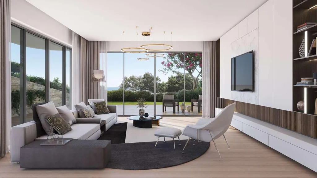 Séjour - 2 Bedroom Apartment with Pool in Cascais