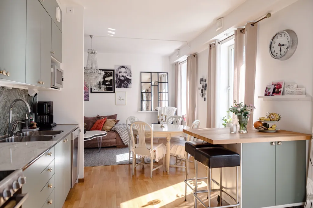 Köök - Apartment with 23 m² Terrace in Enköping