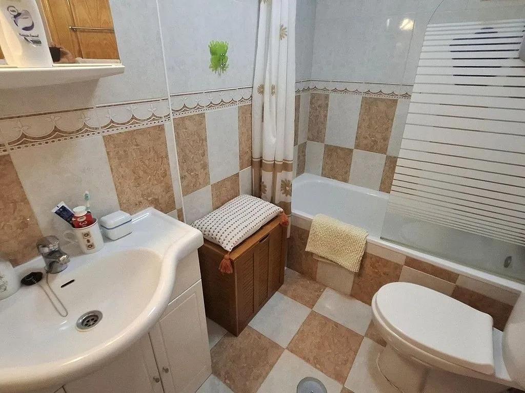 Salles de bain - T2 Apartment with Pool in Los Gallardos