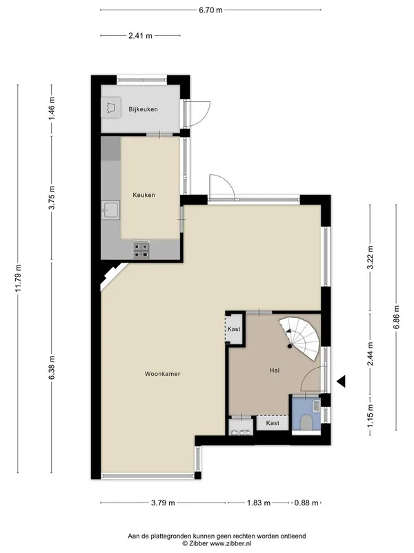 Plan - Two-Storey House with Garage in Zwolle
