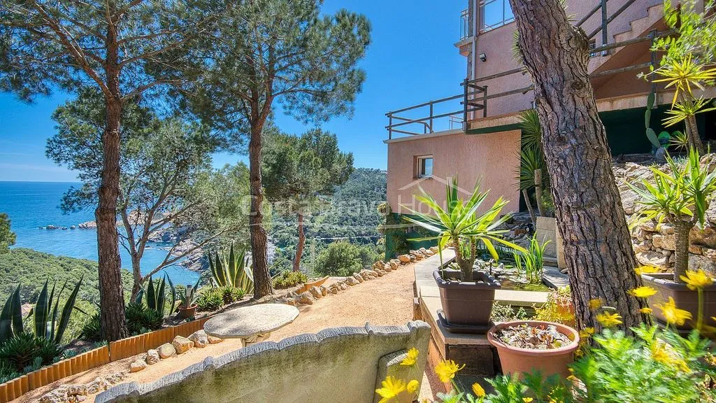 Terrasse - Villa with Pool and Sea Views in Sa Tuna