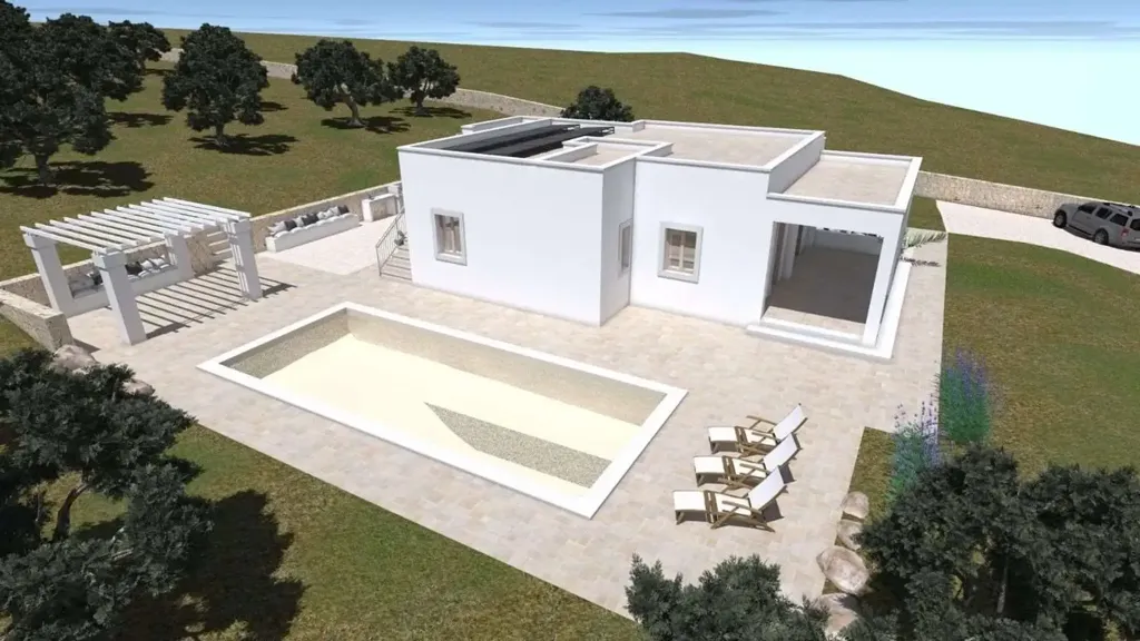 Unfinished Villa with Pool in Ostuni