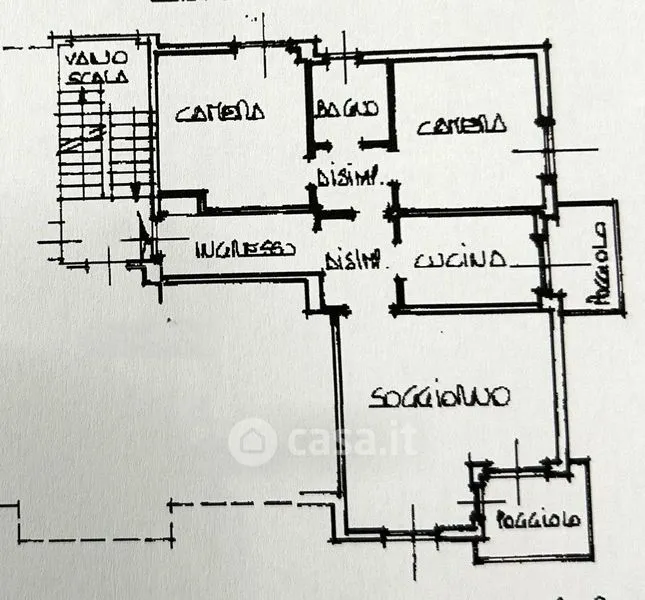 Plaan - Bright Trilocale with Terraces in Camogli