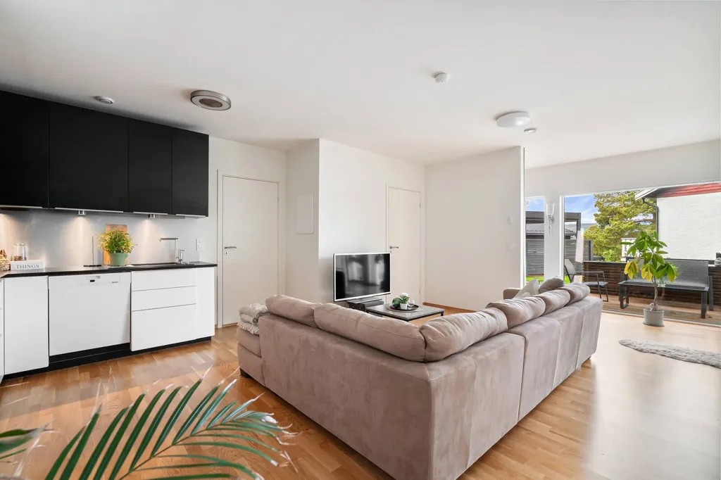 Séjour - Modern Villa with Pool in Lier