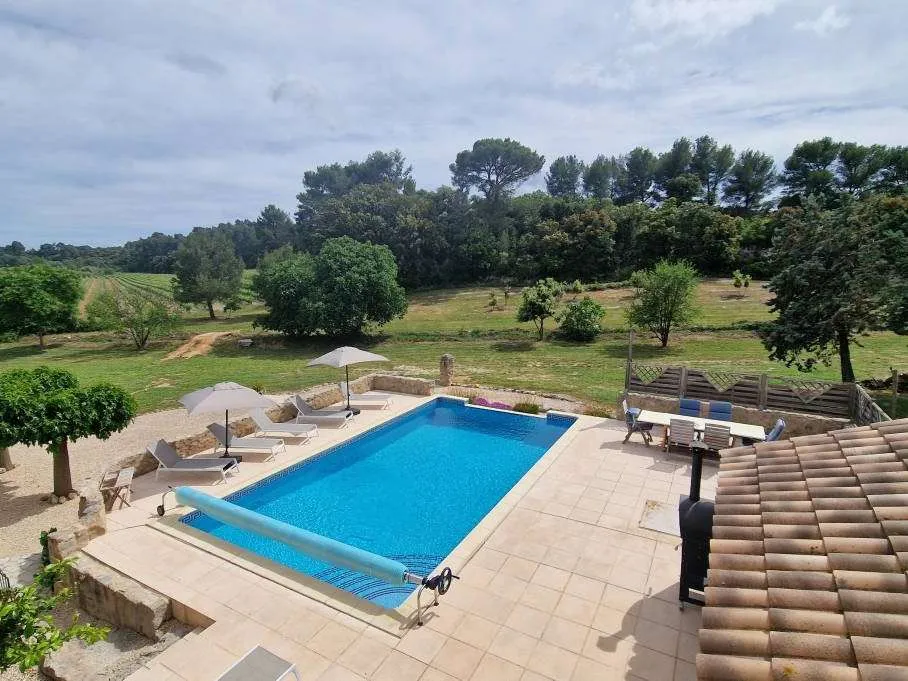 Õhuvaade - Château with Pool in Béziers