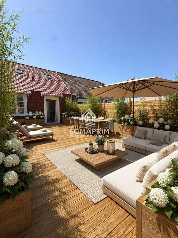 Terrazza - Renovated Apartment with Terrace in Cucq