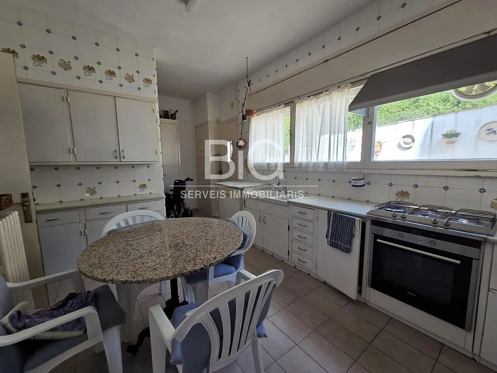 Köök - Chalet with Pool and Terrace in Mataró