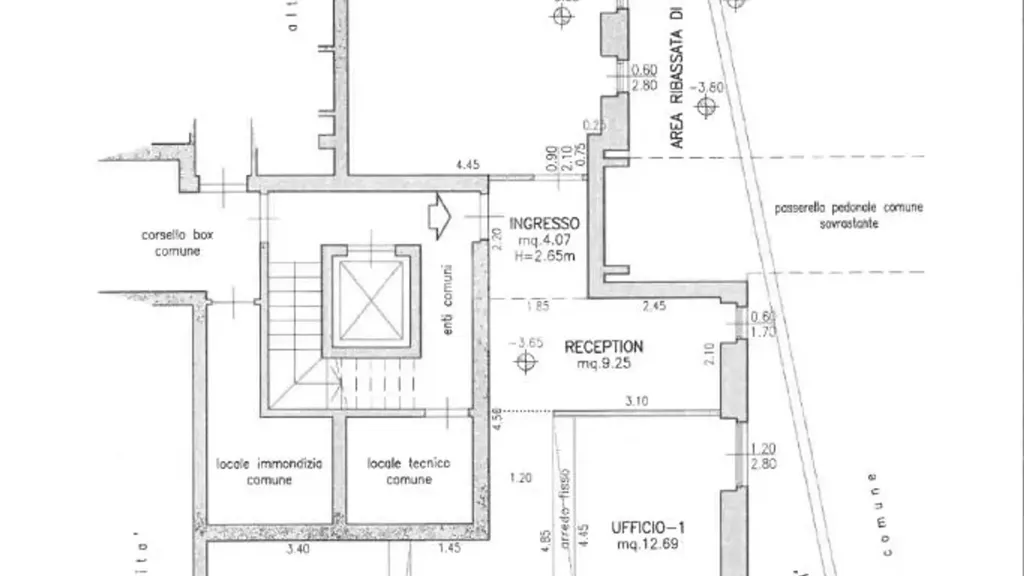 Floor Plan - Renoavted Multilocale with Private Garden in Monza