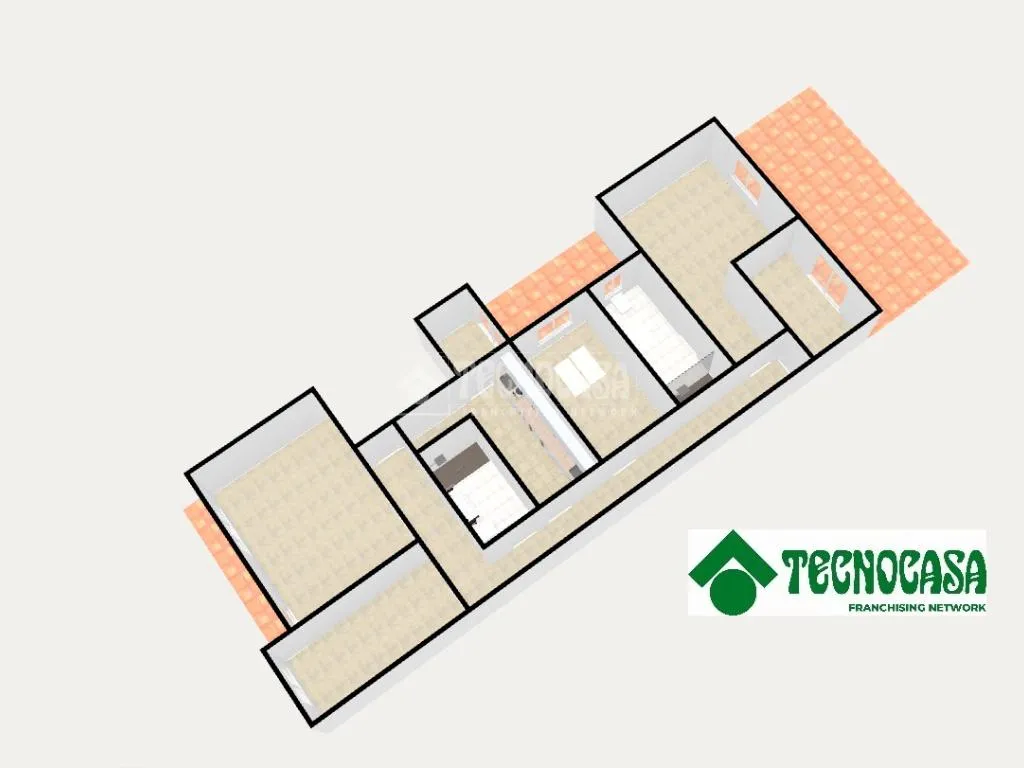 Plaan - Apartment with Terraces near Aiora Metro