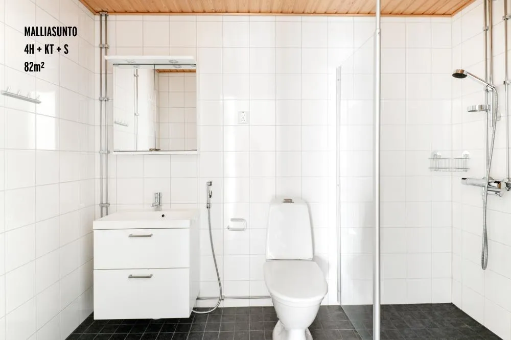 Salles de bain - Modern Apartment with Private Sauna in Vantaa