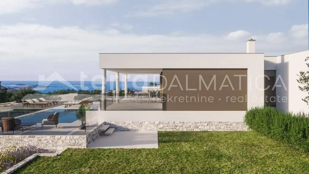 Terrasse - Modern Villa with Sea View in Primošten