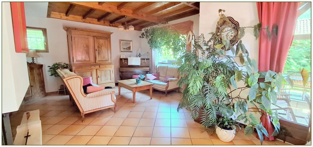 Séjour - Maison Charmante avec Jardin et Vue à Revel