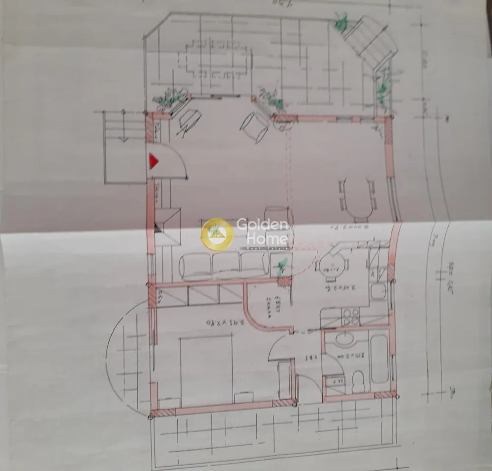 Plano - Semi-Finished Villa with Garden in Rafina Centre