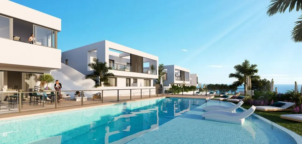 Piscine - Contemporary Villa with Pool in Mijas Costa