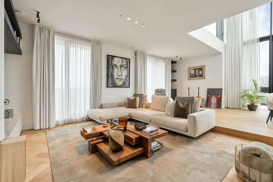 Soggiorno - Luxury Penthouse with Terraces in Hasselt